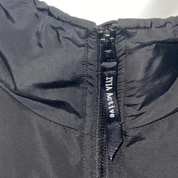 Zyia Active Anorak Utility Yoga Athleisure Jacket Coat Black Women's Large - Picture 4 of 10